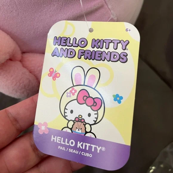 Hello Kitty Pink and White Mini Basket - Picture 4 of 4